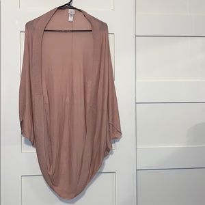 Pink Cocoon Cardigan